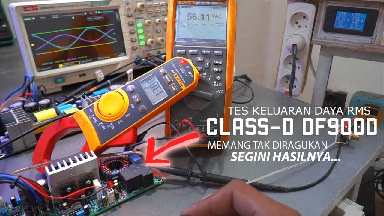 TEST CLASS-D AMPLIFIER DF900D  - LabGurem