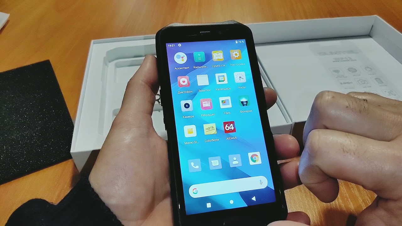Oukitel WP12. Бронированный смартфон с  NFC. Распаковка и первое знакомство.