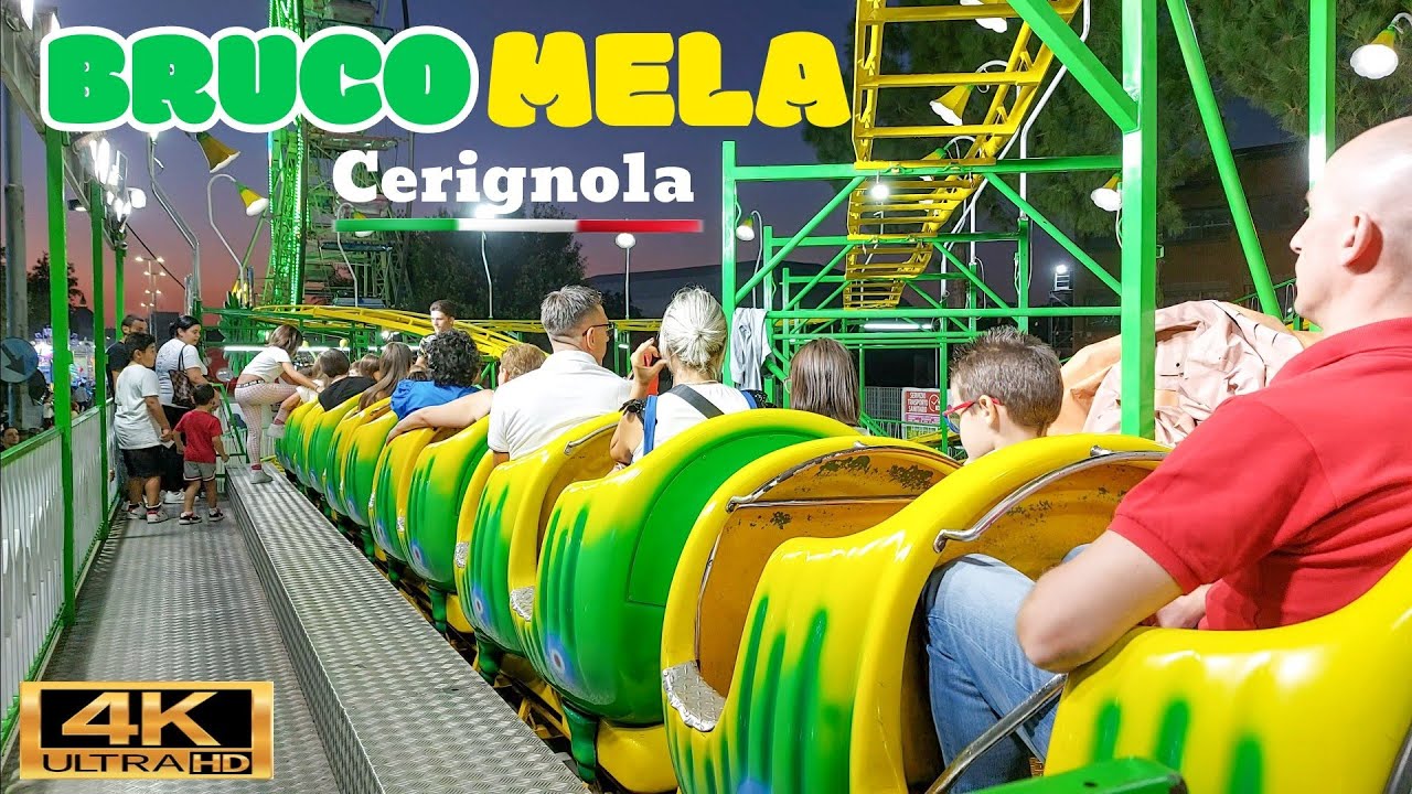 BRUCOMELA Giostre Cerignola  🇮🇹 Lunapark 4K