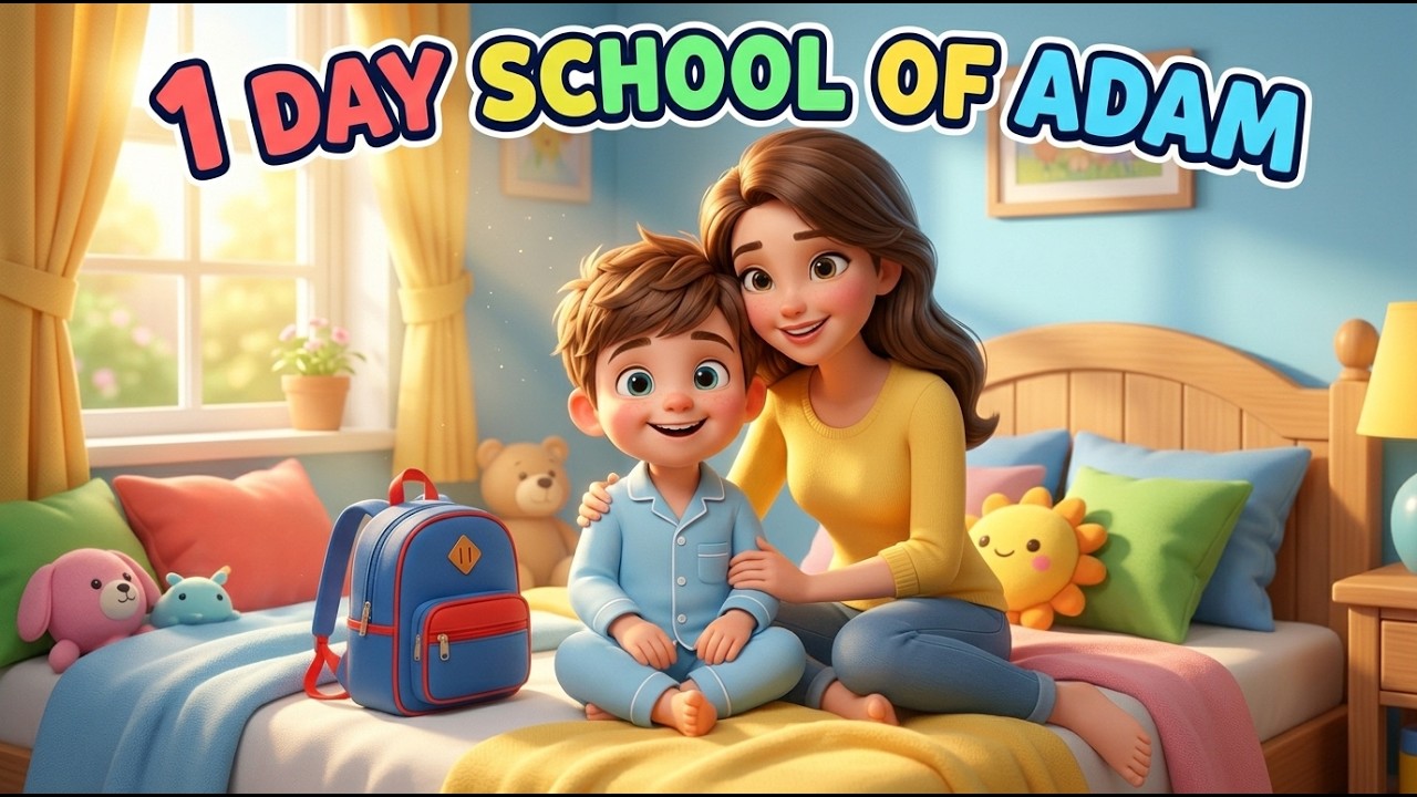 Adam’s First Day at School 🏫💛 | Sweet Morning Story with Mommy@TinyTwinkles2k18