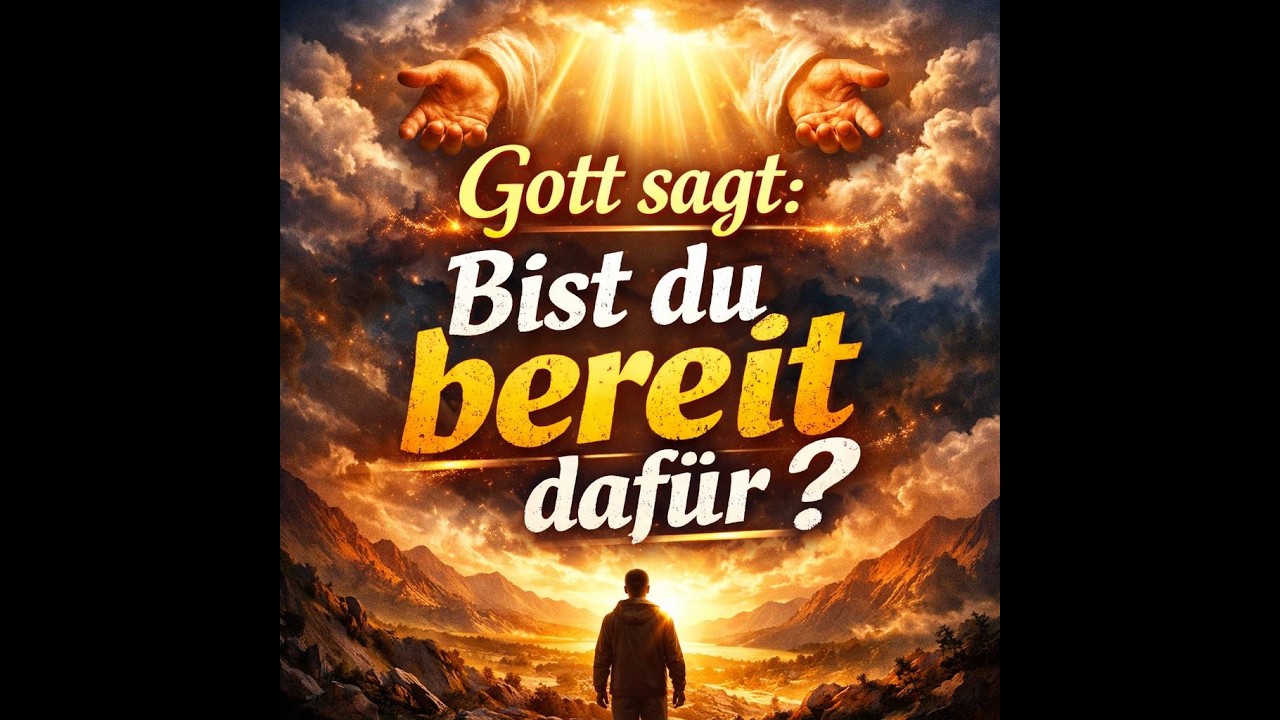 Gott sagt: Bist du bereit dafür?