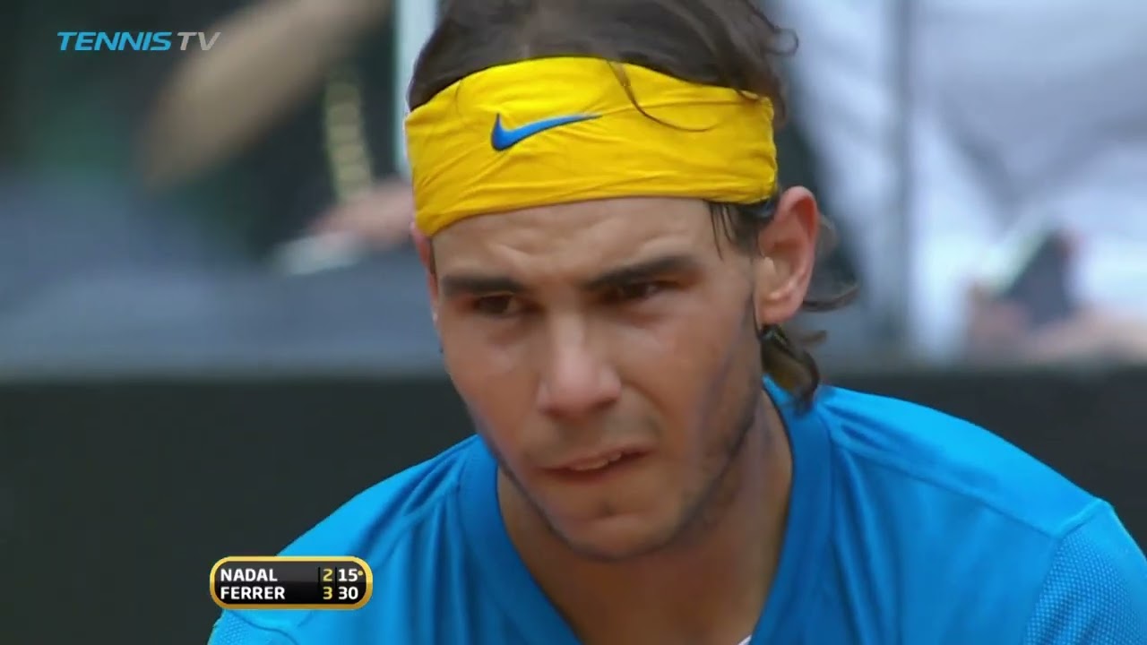 Nadal vs Ferrer Rome 2010 Highlight