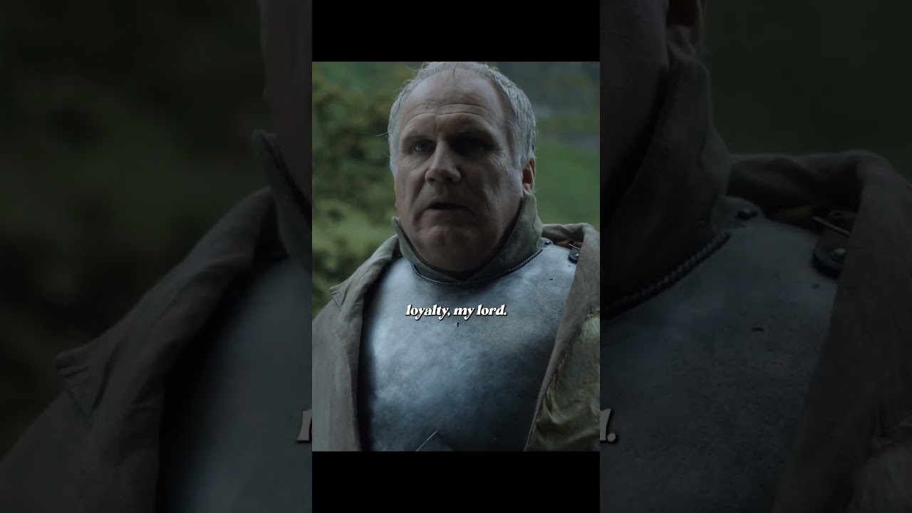 Lord Royce Bows as Lord Arryn Sends the Knights to Castle Black for Sansa #gameofthrones #shorts