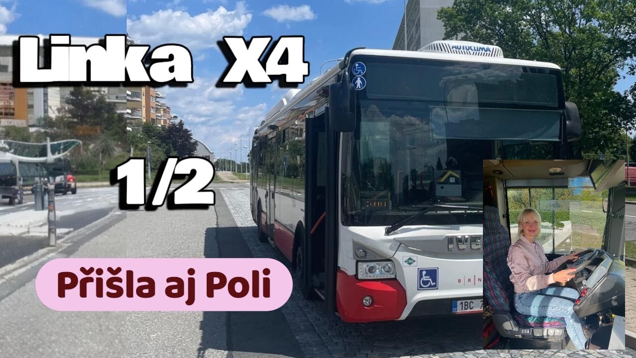 MHD Brno Linka X4-Poli mi priniesla Obed a Kurz 06815