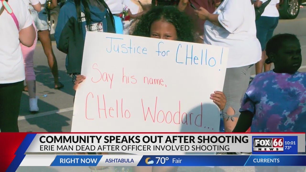 'We need justice for Chello now' Protesters call for transparency after fatal shooting of Erie man
