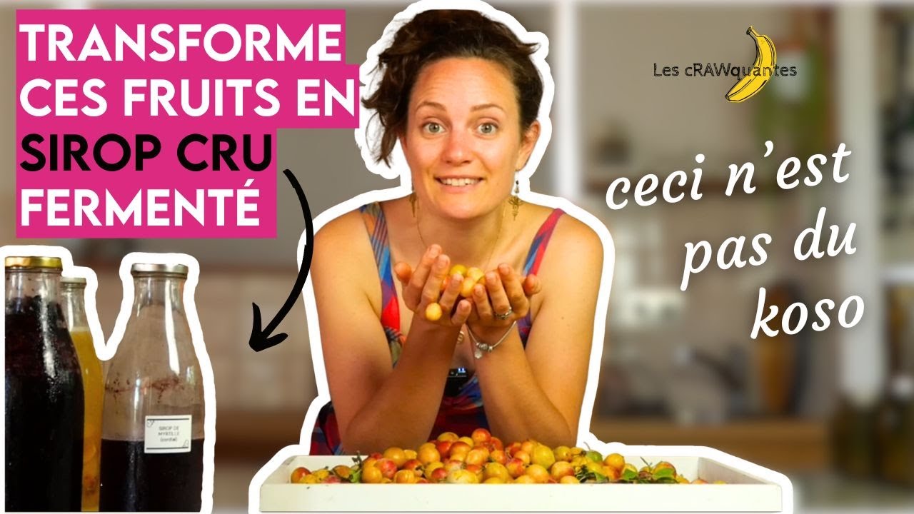 Recette de sirop cru, sans cuisson, fermenté (ceci n'est pas du koso)