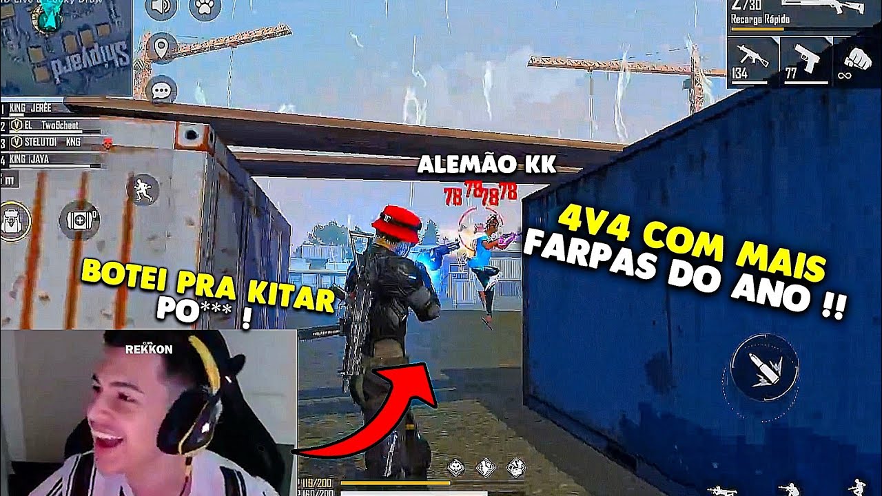TWO9 HUMLHOU TANTO QUE FEZ O ELTON E LOUD LZINN ATE QUITAR NESSE 4v4 APOSTADO COM MAIS FARPAS DO ANO