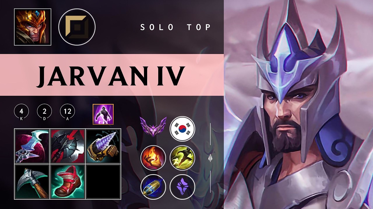 Jarvan IV Top vs Zaahen - KR Master Patch 26.05