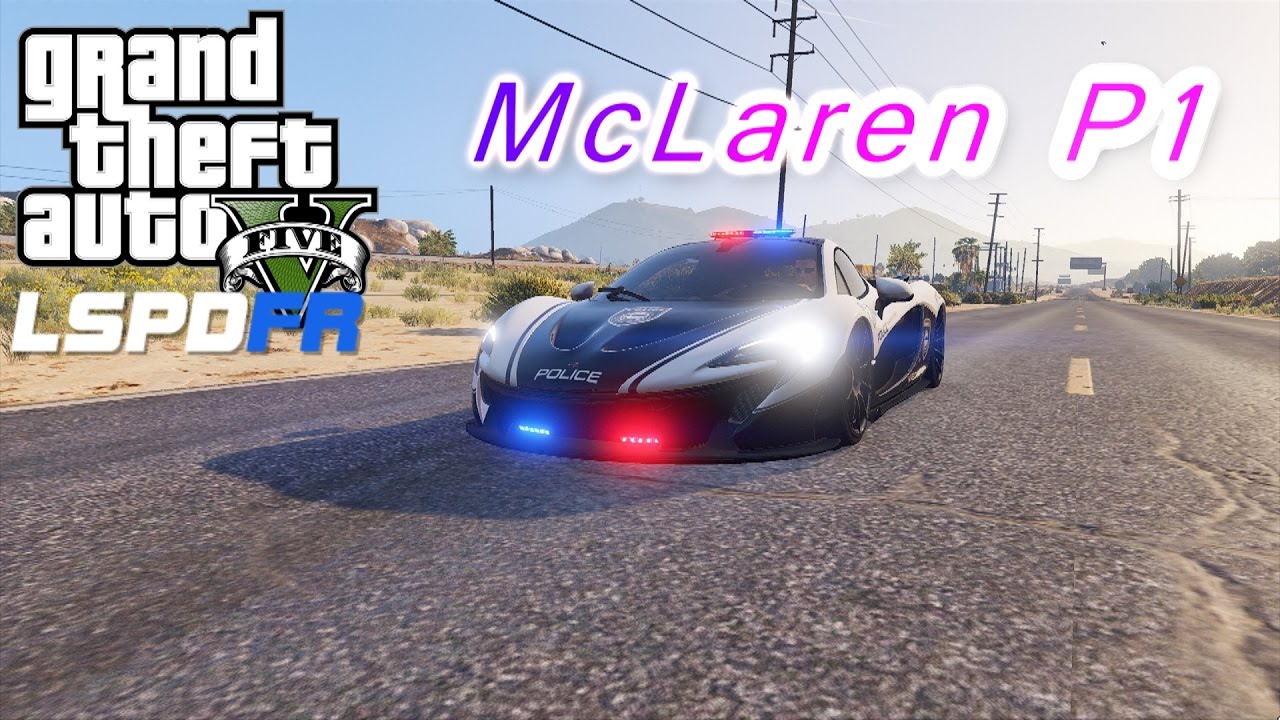 GTA5 警察模組 LSPDFR McLaren P1 -ep16