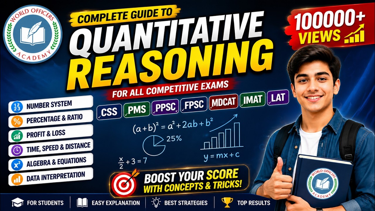 Quantitative Reasoning  Lecture#01