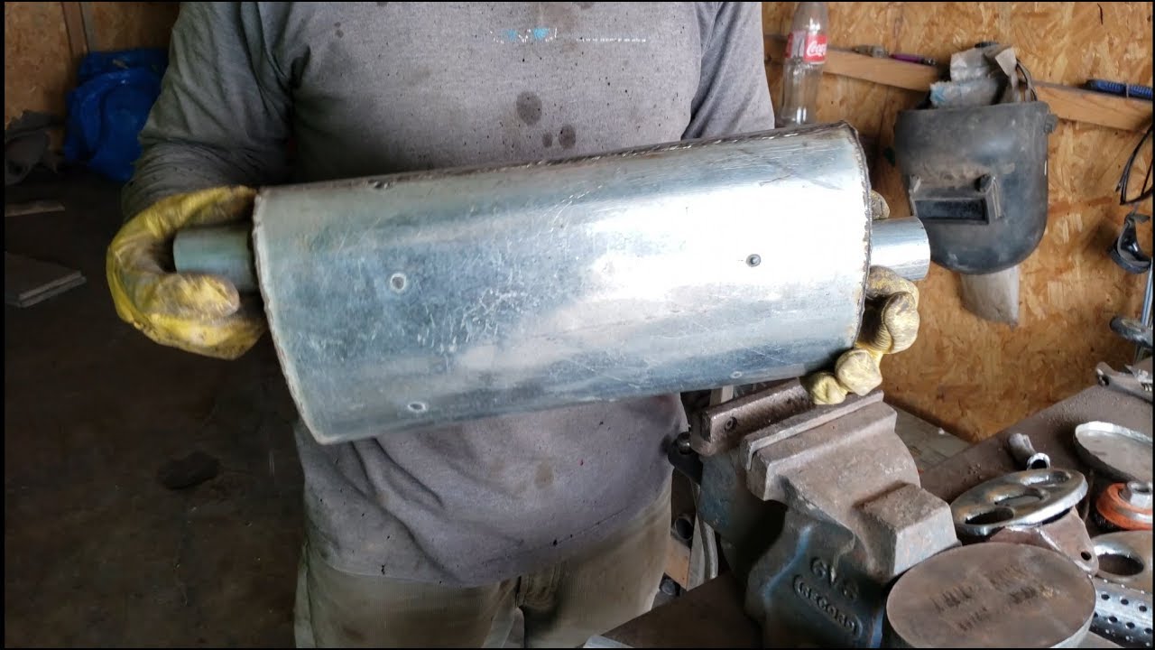 COMO FABRICAR UN SILENCIADOR  de auto en acero galvanizado