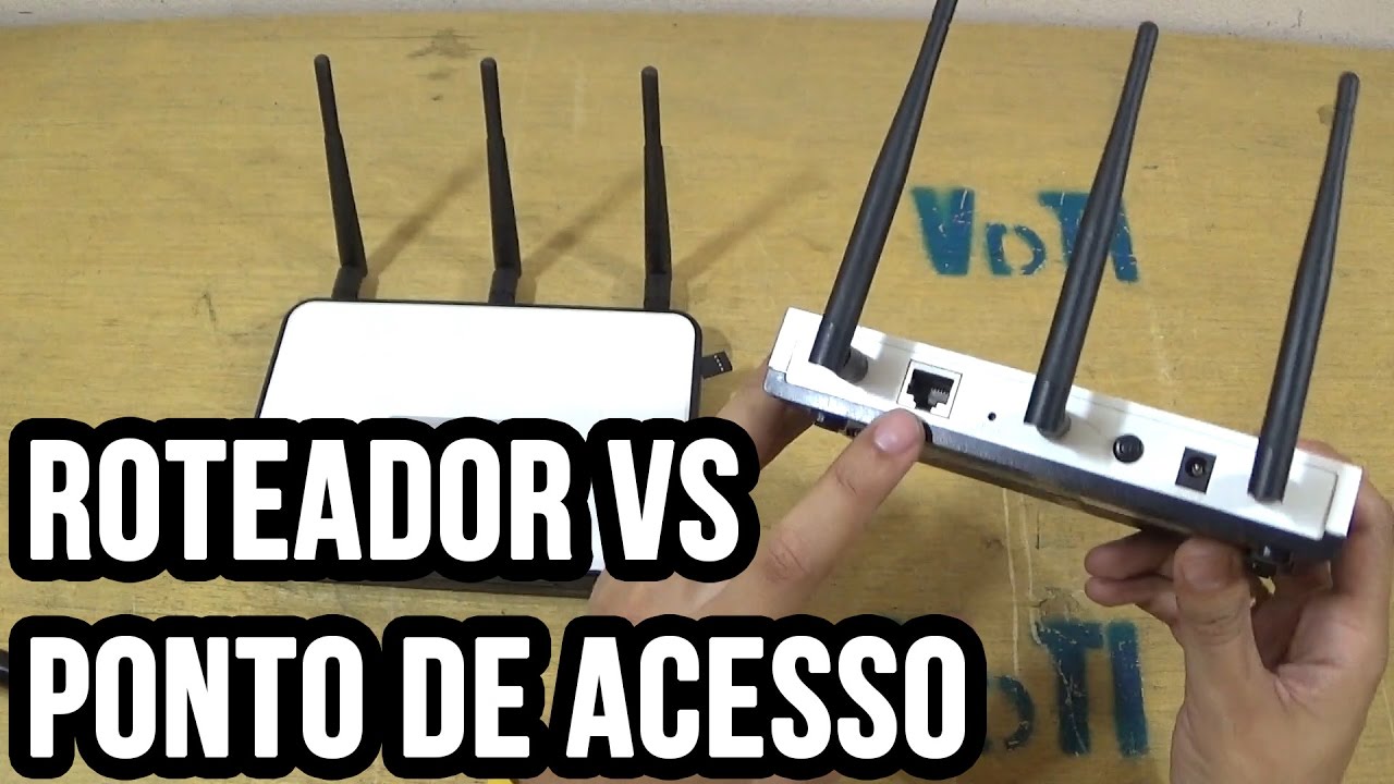 Diferença entre roteador e ponto de acesso (Access point)