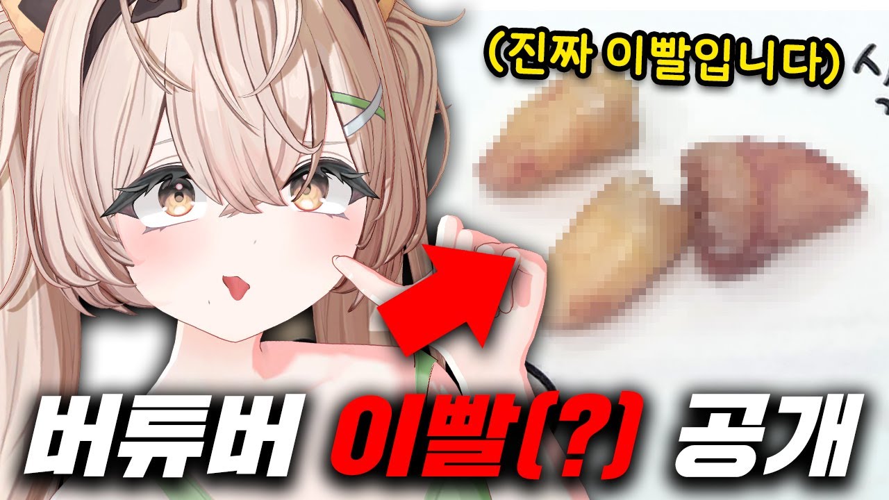 버튜버 이 빨간약 공개합니다