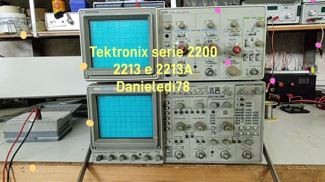 Oscilloscopio TEKTRONIX Serie 2200. Partiamo dal  TEKTRONIX 2213, funzionamento uso pratico