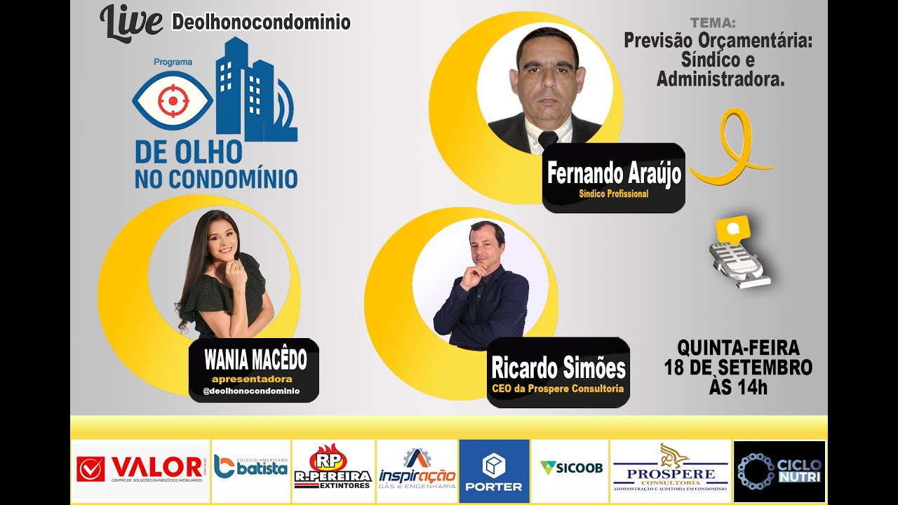 DE OLHO NO CONDOMÍNIO | Previsão Orçamentária: Síndico e Administradora