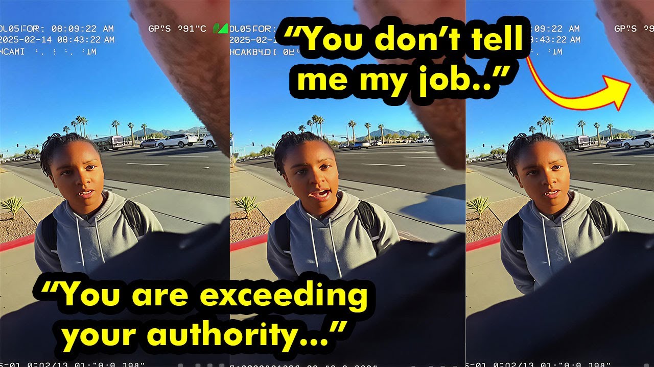 A Black Female Law Student School a White Police Officer on the Law and Still Got Him Suspended
