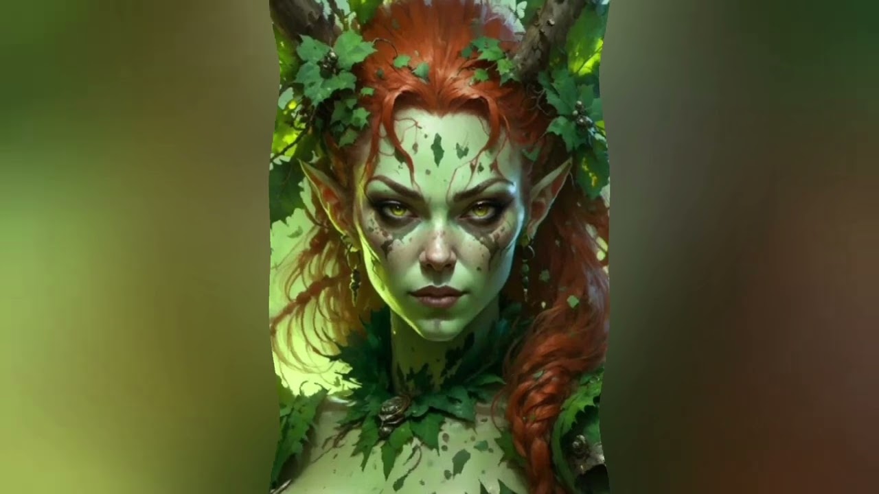 Mythical Monday: Wood nymphs A.K.A. Dryads #woodnymphs #dryad