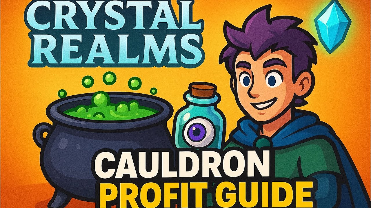 SAYA MENCOBA PROFITAN RENT CAULDRON DI CRYSTAL REALMS 