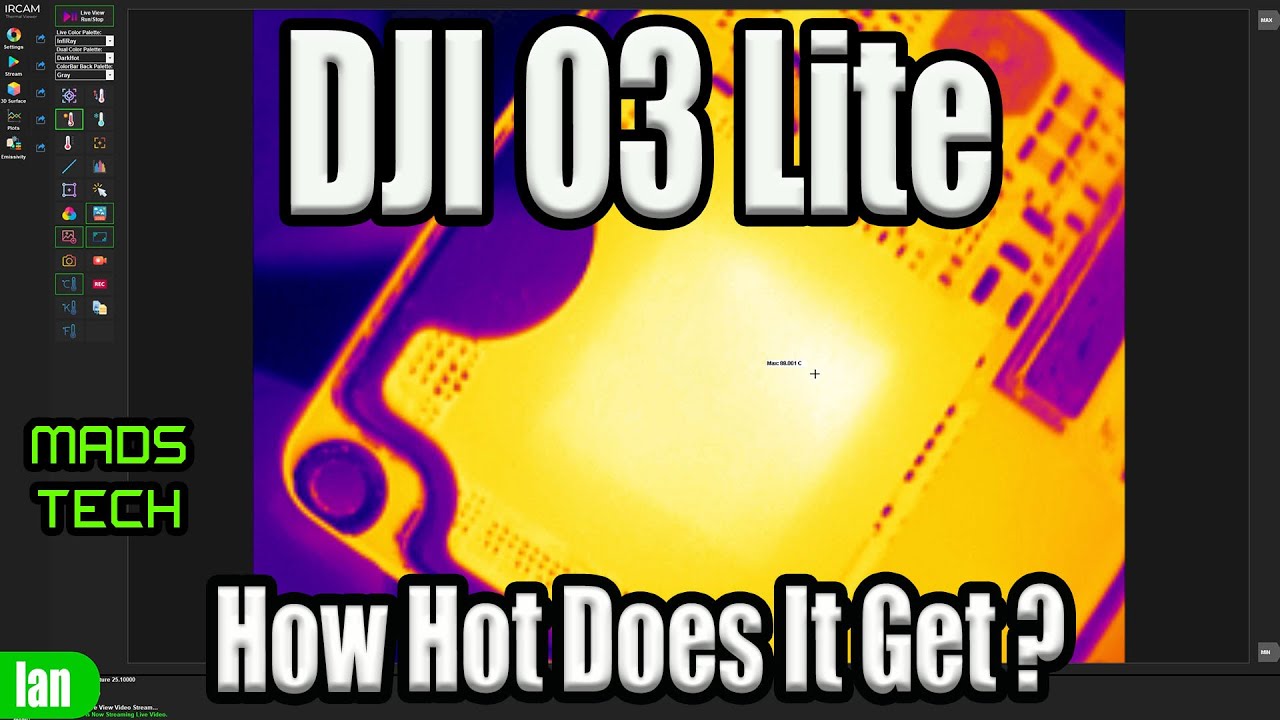 DJI O3 FPV Lite & Ultra Air Unit Too Hot To Hold!  - How Long Will It Last?