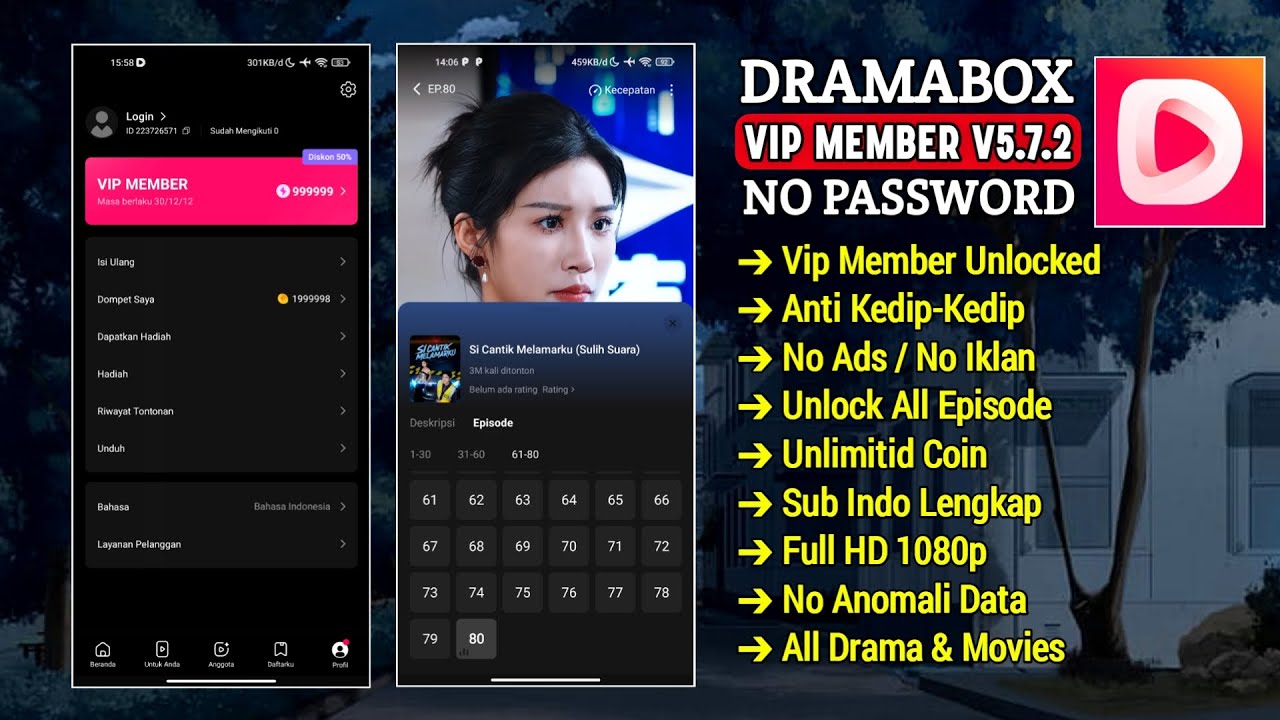 Dramabox Premium Terbaru 2026 Versi 5.7.2 Fix Kedap Kedip || Dramabox Premium