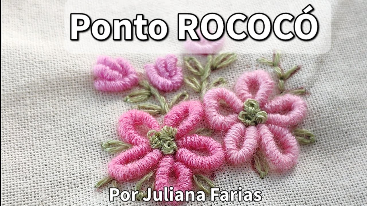 Bordar Ponto Rococó