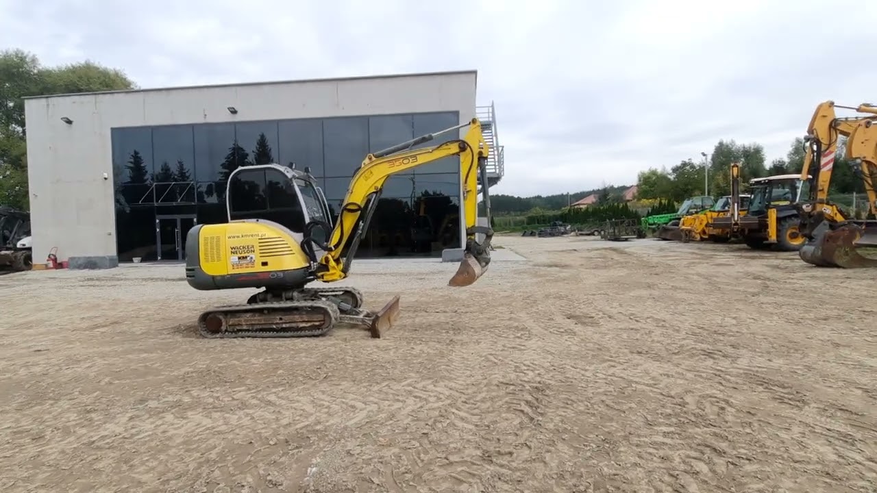 WACKER NEUSON 3503 MINI KOPARKA KM MASZYNY BUDOWLANE MIŁOCHOWICE 56, 56-300 MILICZ