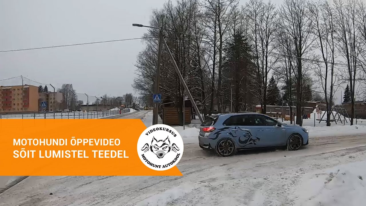 Sõit lumistel teedel | B-kategooria videokursus