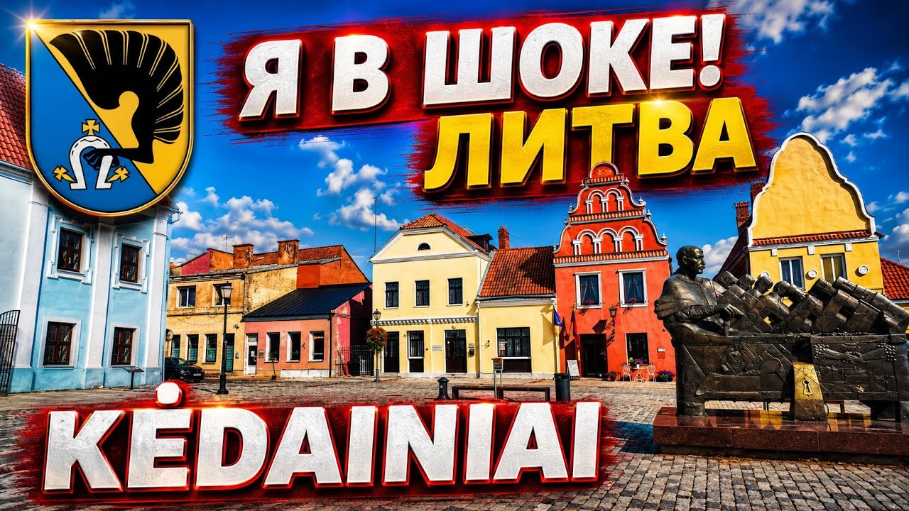 Kėdainiai - один из КРАСИВЕЙШИХ городов ЛИТВЫ. Столица огурцов #kedainiai #lietuva