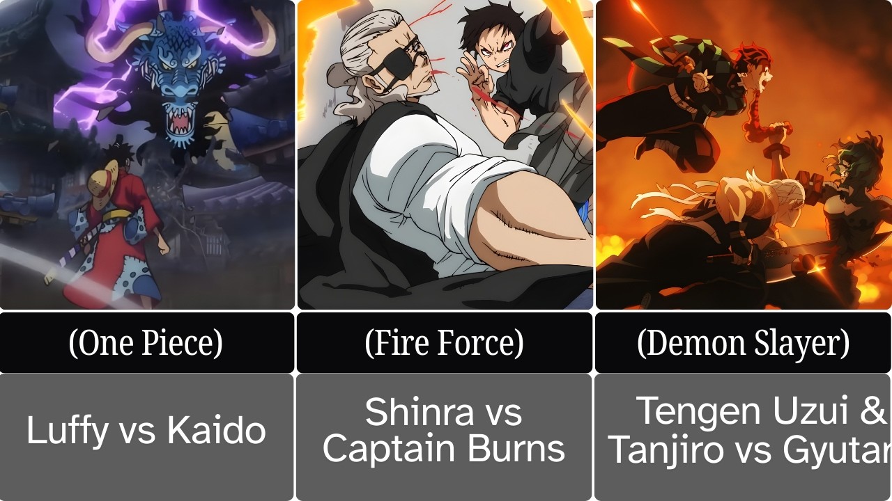 25 Most Iconic Anime Battles From 1985 to 2025