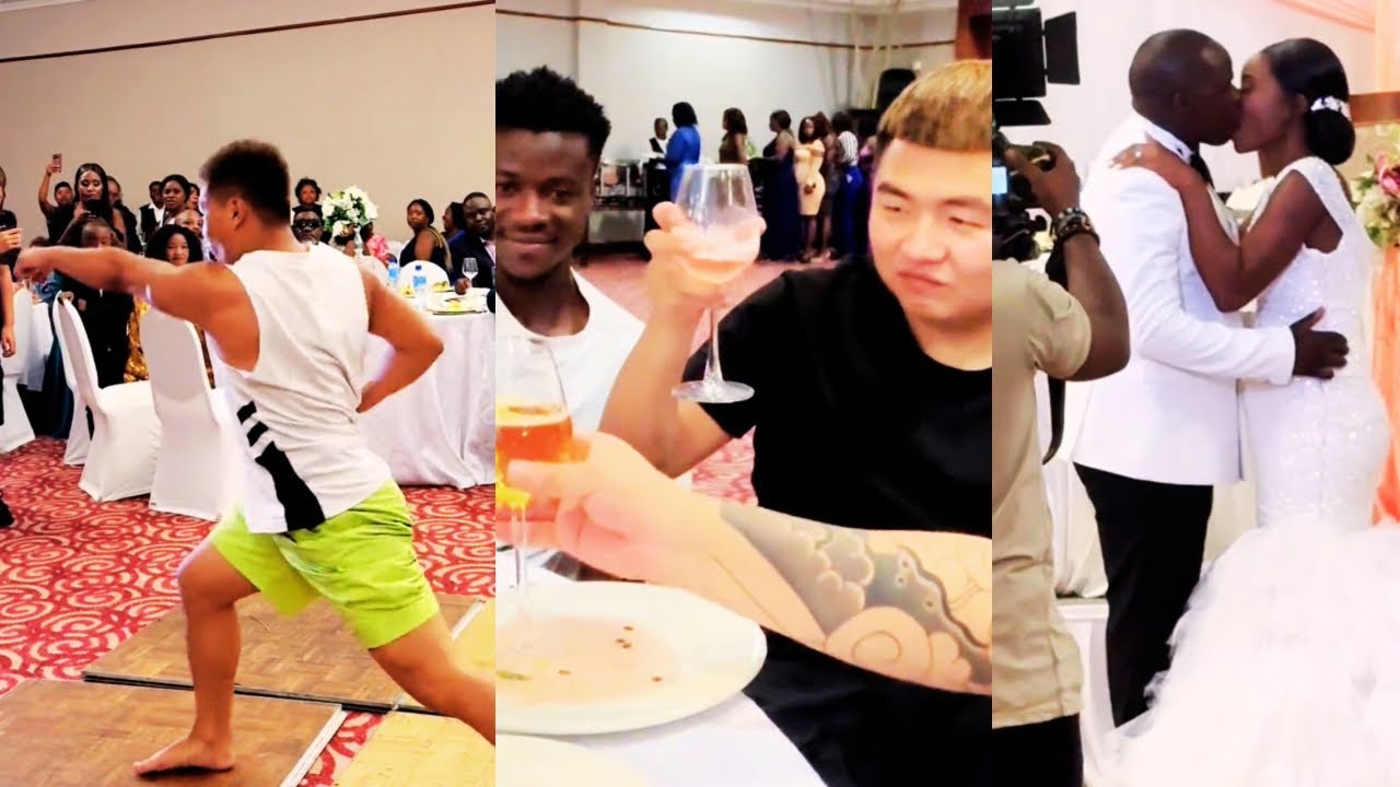 Xiaoshuai trio attends African wedding
