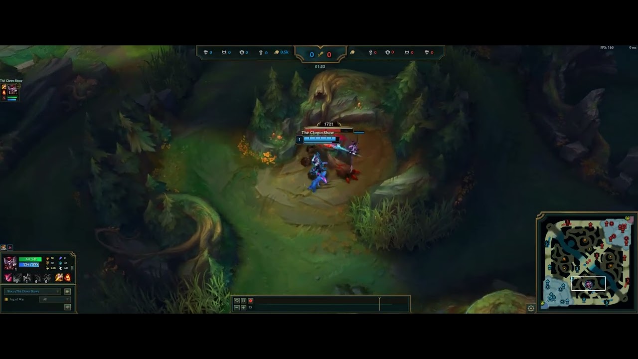 Shaco Jungle Clear world record 3:04
