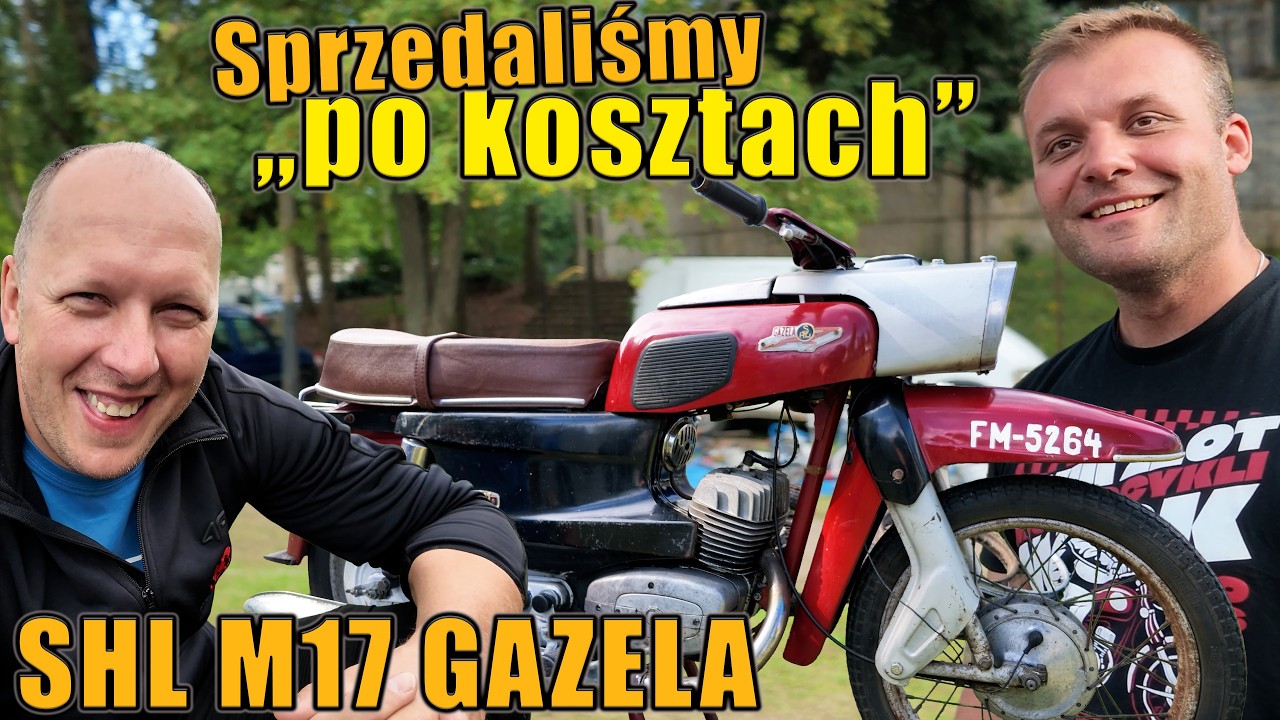 Maciek odkupił SHL M17 Gazelę 😁😁 Polskie PEREŁKI zabytkowe na sprzedaż 👈😎