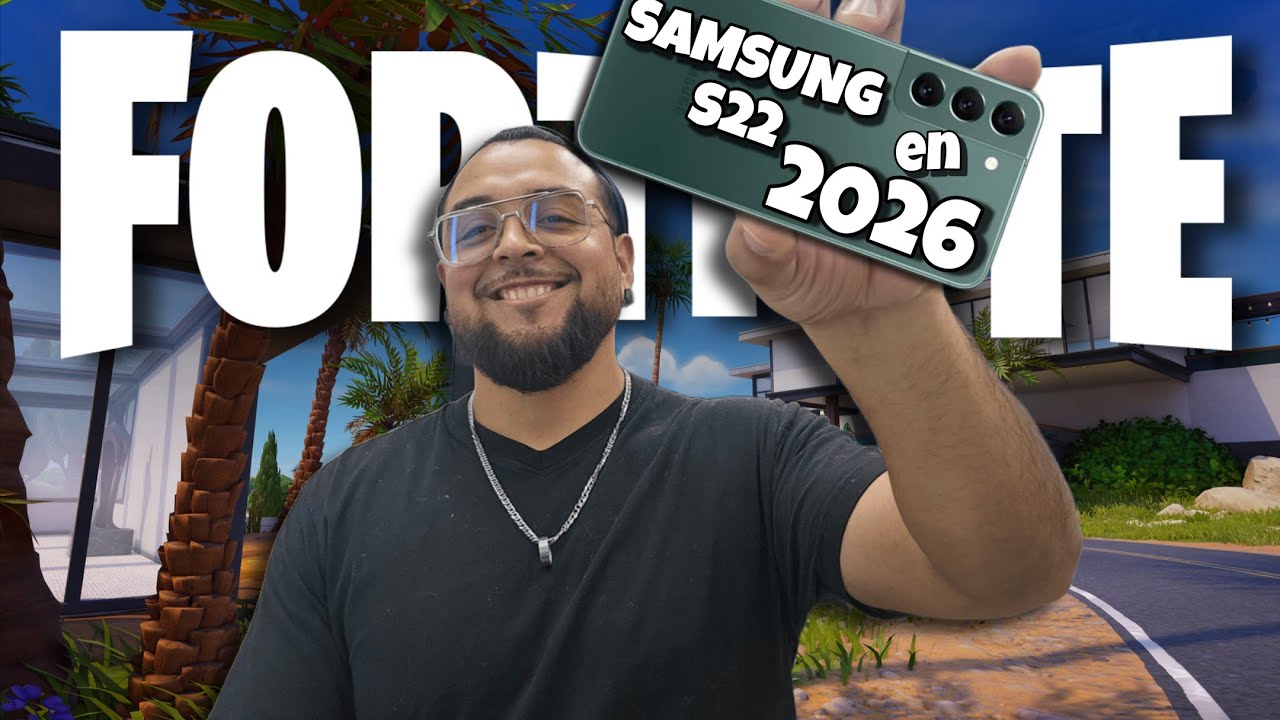 Jugando Fortnite Mobile en SAMSUNG S22 en 2026(Snapdragon 8 Gen 1) 