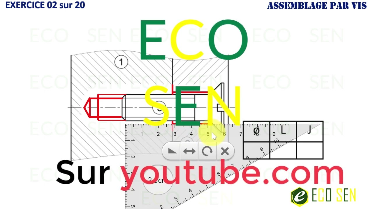 Assemblage par Vis : Exercice 02 sur 20