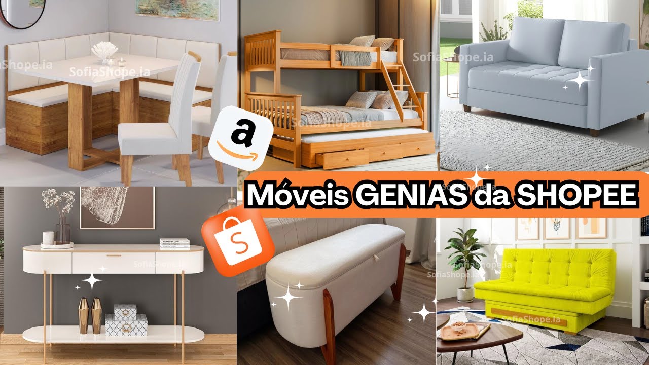 🛋️MÓVEIS MULTIFUNCIONAIS e ARTICULADOS IDEAIS PARA ESPAÇOS PEQUENOS.
