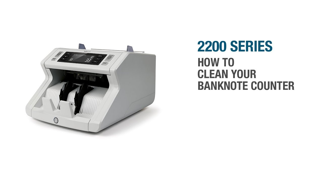 Safescan 2200 Series Cleaning Instructions