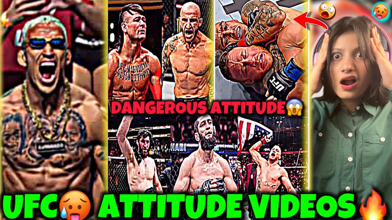 reaction On UFC🔥 full attitude 😈🤯videos Kings of UFC🥵 #ufcfightnight