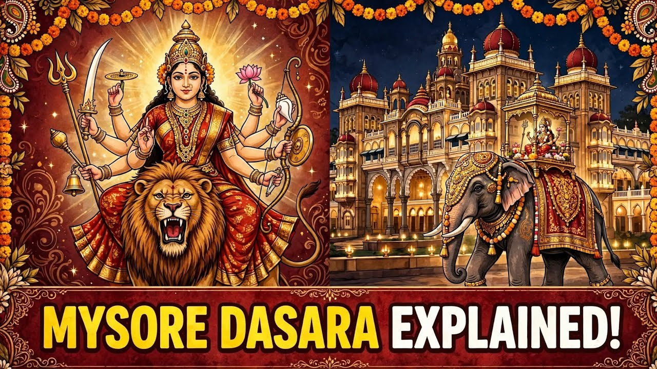 How Mysore Celebrates Dasara | Royal Traditions, Palace Lights & Jamboo Savari