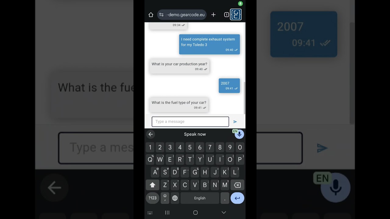 GearCode's AI Assistant live demo