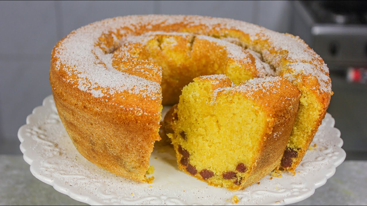 BOLO DE FUBÁ FOFINHO com goiabada