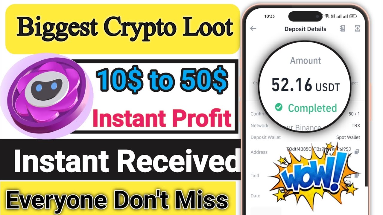 🤑10$ Instant Withdraw😳New Crypto Loot Today🤯hashblast.co Airdrop  😱Today new crypto loot💥