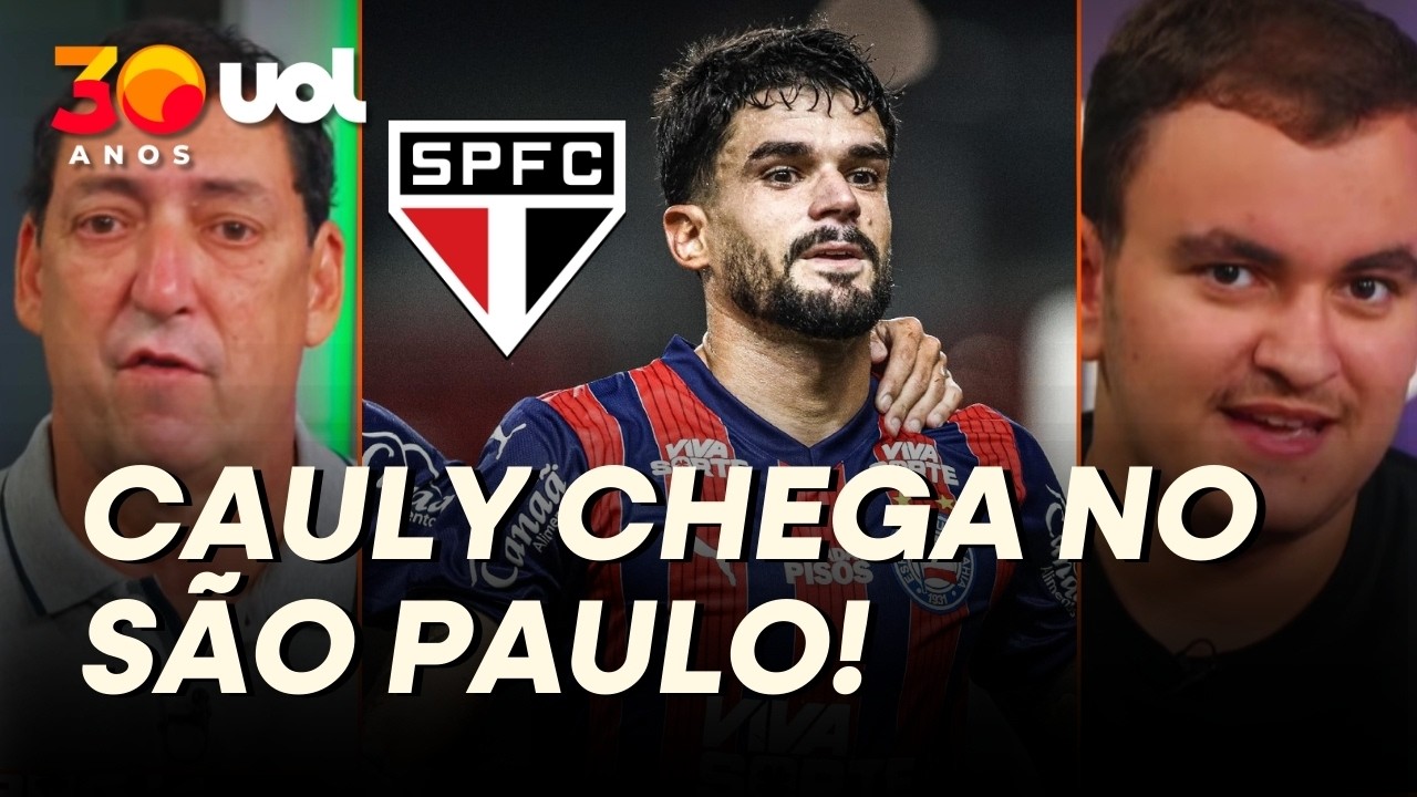 CAULY CHEGA AO SÃO PAULO POR MENOS DA METADE DO QUE O PALMEIRAS QUIS PAGAR! VEJA DETALHES
