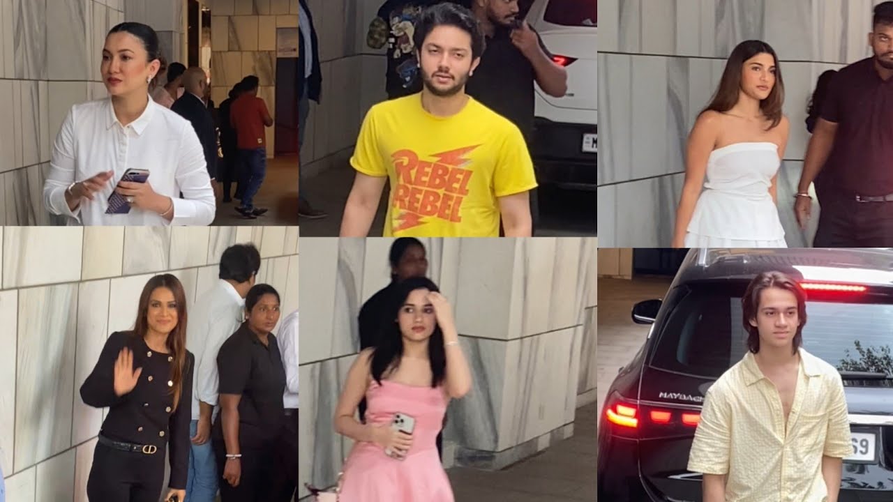  Sshura Khan Baby Shower Jannat Zubair Nia Sharma Alizeh Agnihotri Arhaan Nirvaan Khan Gauahar Khan