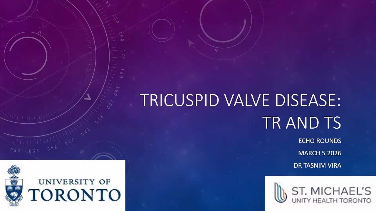 Tricuspid Valve Disease - Echo approach to Anatomy, Tricuspid Regurgitation & Tricuspid Stenosis