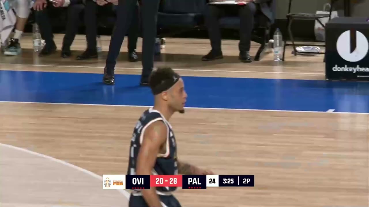 Baloncesto. Primera FEB 25-26. Resumen partido Alimerka Oviedo Baloncesto vs Súper Agropal Palencia