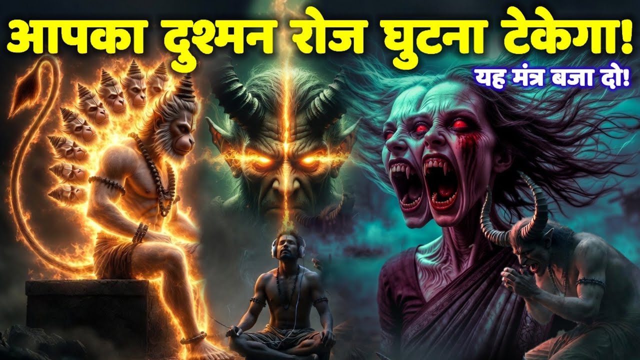 11 Mukhi Hanuman Ji Rare Mantra | रोज बजाओ – शत्रु रोज घुटना टेकेगा