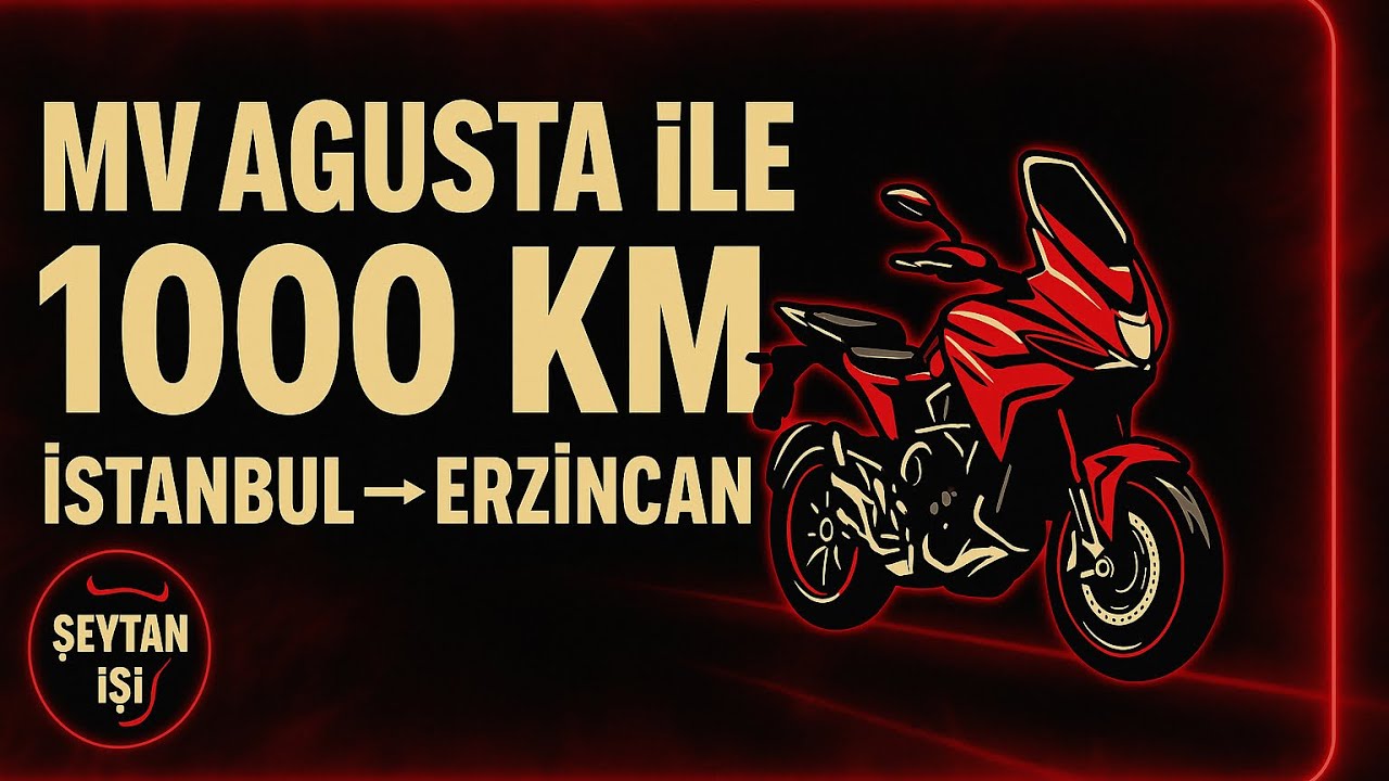 MV Agusta Turismo Veloce ile 1000 KM | Motovlog Bölüm 1 (İstanbul → Erzincan)