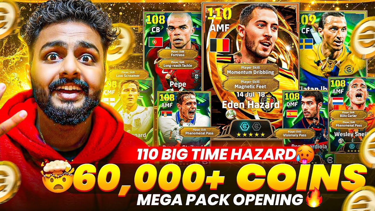 BIGGEST EVER OPENING FOR 110 BIG TIME HAZARD🤯 109 ZLATAN IBRAHIMOVIC❓ SURPRISE❓ NATIONAL ALL STARS🔥