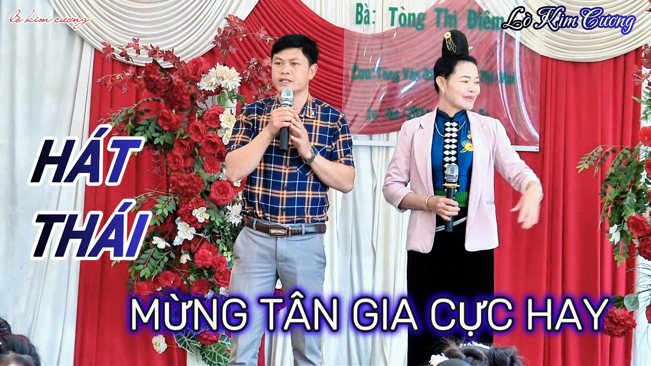 HÁT THÁI LÒ KIM CƯƠNG  HÁT MỪNG TÂN GIA NHÀ MỚI GIA CHỦ CHIỂN ĐIÊM BẢN PÚNG KHƯƠNG @Nhịp điệu TV