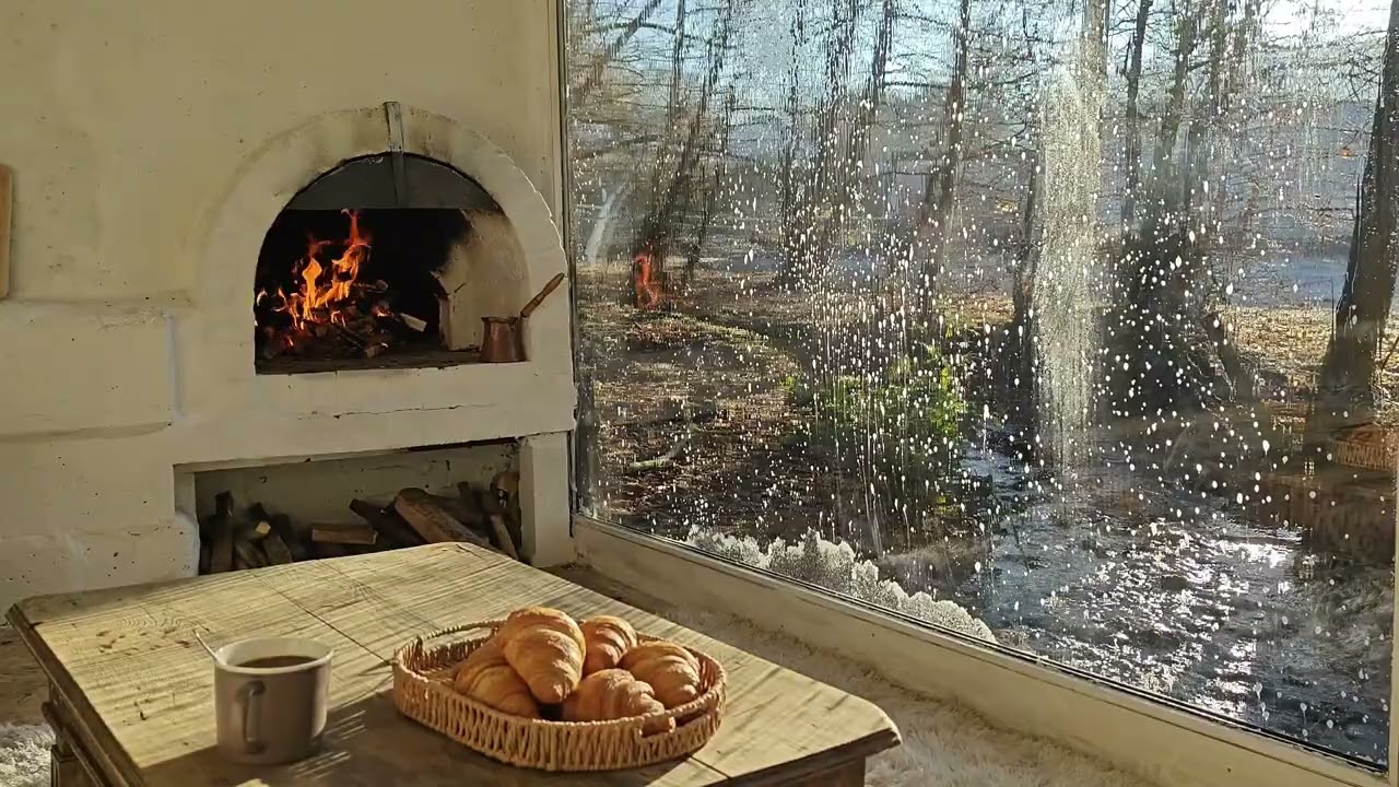 Fireplace & Window | Quiet Morning